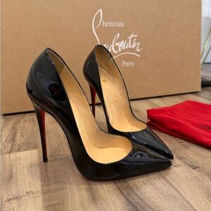 Christian Louboutin Black Patent Heels